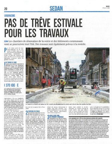 Article SEDAN - 16 juillet 2019