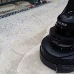 Traitement de béton - Bouchardage