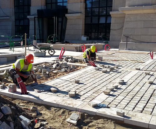 Encart fourniture & pose - Travaux publics