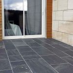 Dallage terrasse en Ardoise 3 formats en bandes a suivre