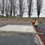 Béton désactivé ; aspect gravillonné au béton
