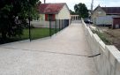 Béton désactivé ; aspect gravillonné au béton