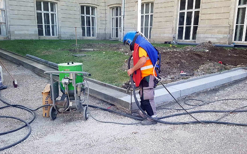 Traitement du béton - Sablage