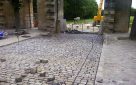 Pavés 14x20x14 Grès de réemploi rue du connétable Chantilly (60)