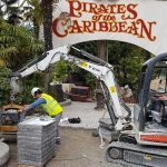 Pirates des Caraïbes, Parc Disney - Panachage de granits