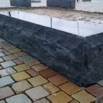 Dallage en Granit et Pavage en 14x14 Grès indien coloris mélangé Cherbourg 2