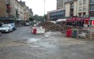 Sedan - Rues Carnot, Gambetta, Parvis de l’église St Charles (08)