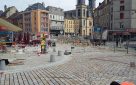 Sedan - Rues Carnot, Gambetta, Parvis de l’église St Charles (08)
