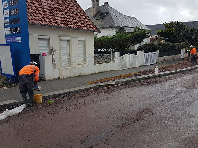 On nettoie les abords chantier
